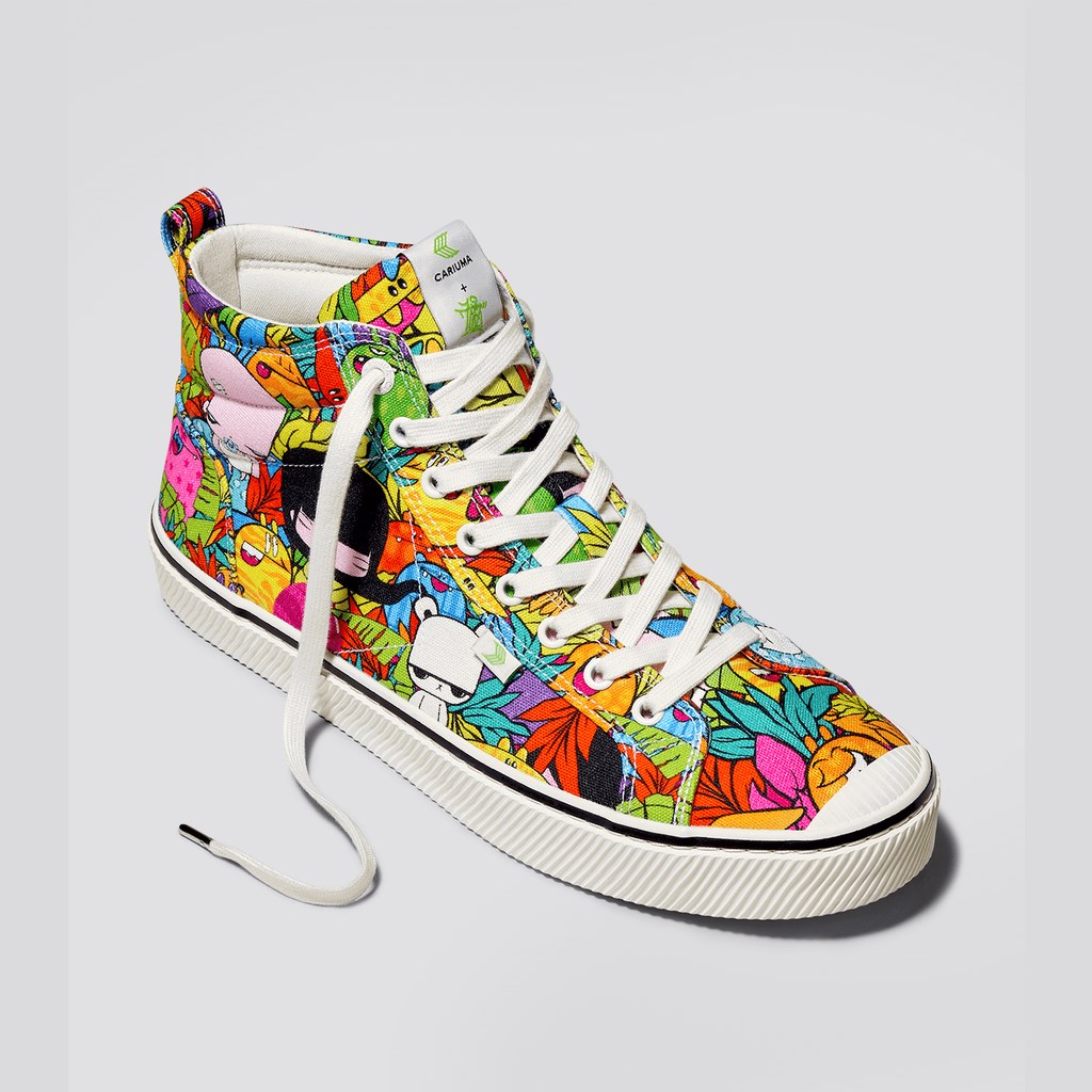 OCA HIGH Cariuma High Top Tela OCA High Toz Print Homme | IGH-8619381